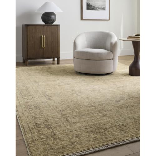 Livabliss x Galey Alix Fetscher V Vintage Damask Area Rug, 7'10