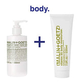 Malin + Goetz Rum Hand & Body Wash, 16 Fl. Oz. – Men & Women Natural Body Wash For All Skin Types, Foaming Hydrating Cleansing Gel, Cruelty-Free & Vegan