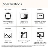 Microsoft Surface Laptop (2024), Windows 11 Copilot+ PC, 15" Touchscreen Display