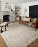 Loloi Darby Collection DAR-03 Sand/Charcoal 9'-2" x 13' Area Rug