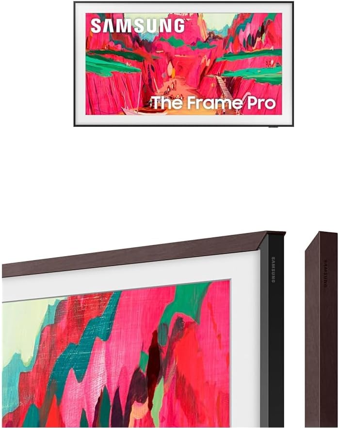 Samsung 55-Inch Class The Frame LS03F 4K QLED Smart TV (2025 Model) Slim Fit Wall Mount, Modern Frame Design, NQ4 AI Gen2 Processor, Art Mode, Artful Picture Quality, Samsung Vision AI, Alexa Built-in