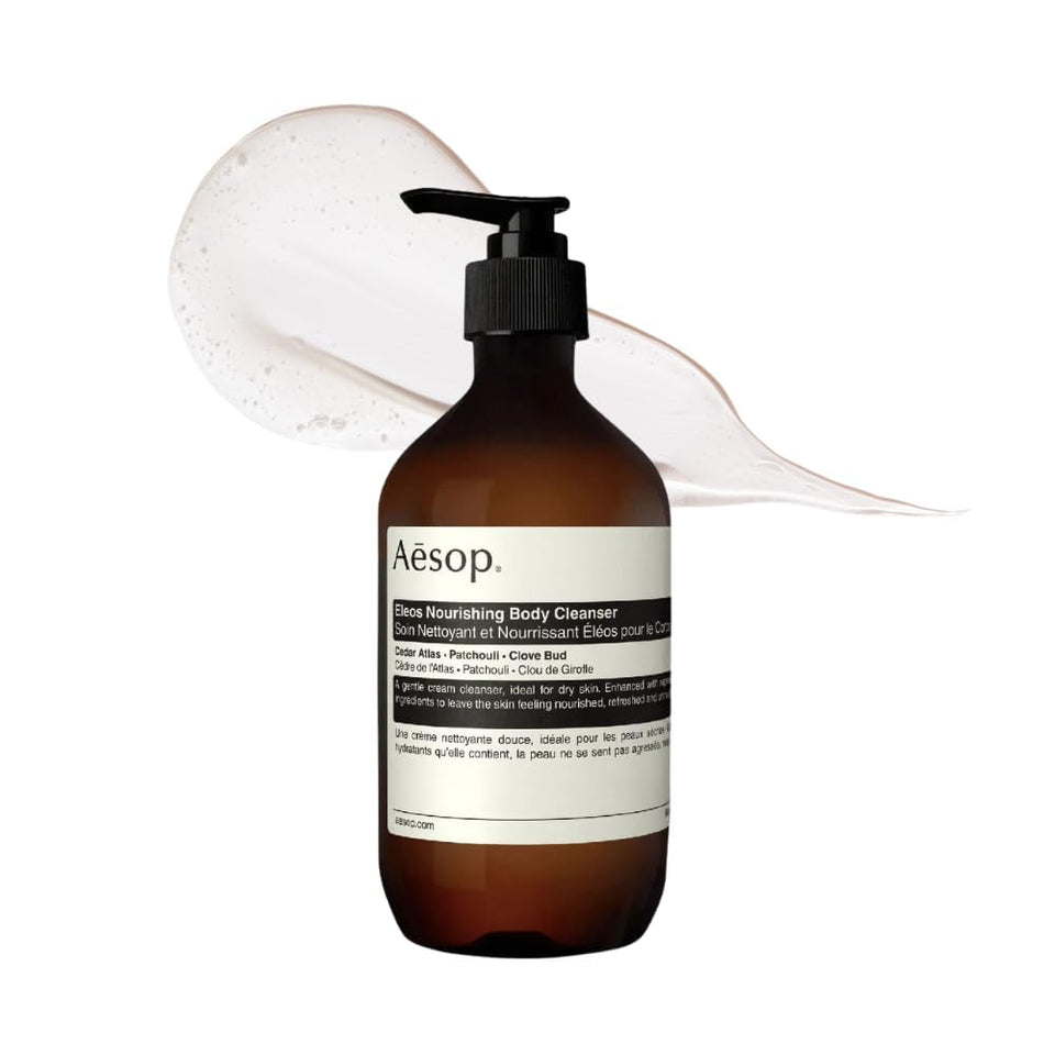 Aesop Geranium Leaf Body Cleanser | For All Skin Types To Cleanse Without Drying Out | Geranium Leaf, Mandarin Rind, Bergamot Rind | 16.9 oz / 500mL