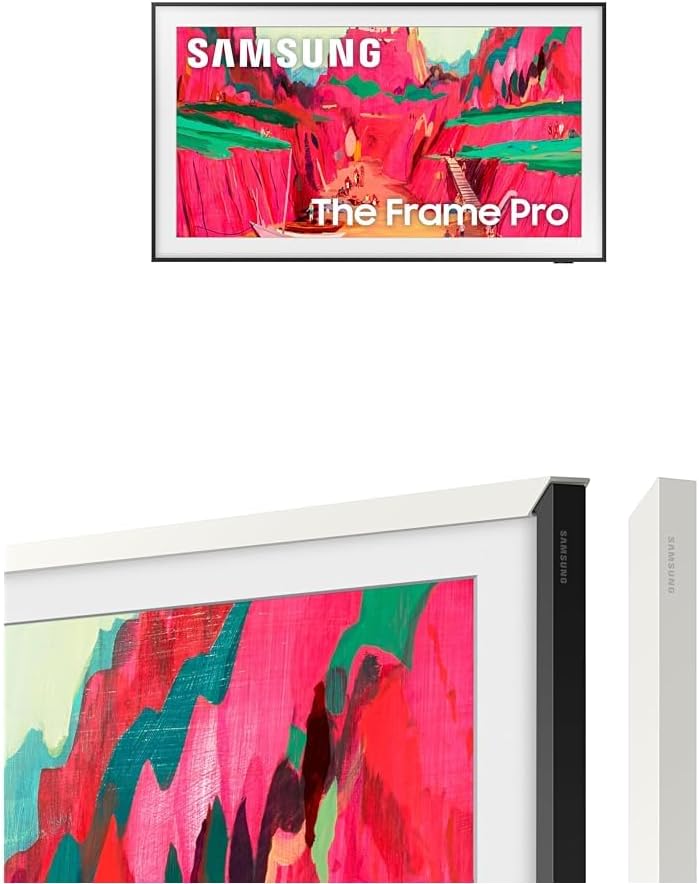 Samsung 55-Inch Class The Frame LS03F 4K QLED Smart TV (2025 Model) Slim Fit Wall Mount, Modern Frame Design, NQ4 AI Gen2 Processor, Art Mode, Artful Picture Quality, Samsung Vision AI, Alexa Built-in