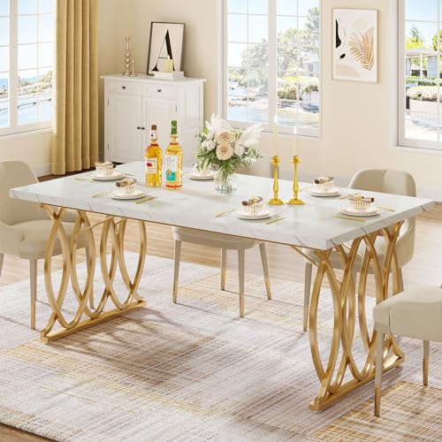 Tribesigns Modern Dining Table, 63