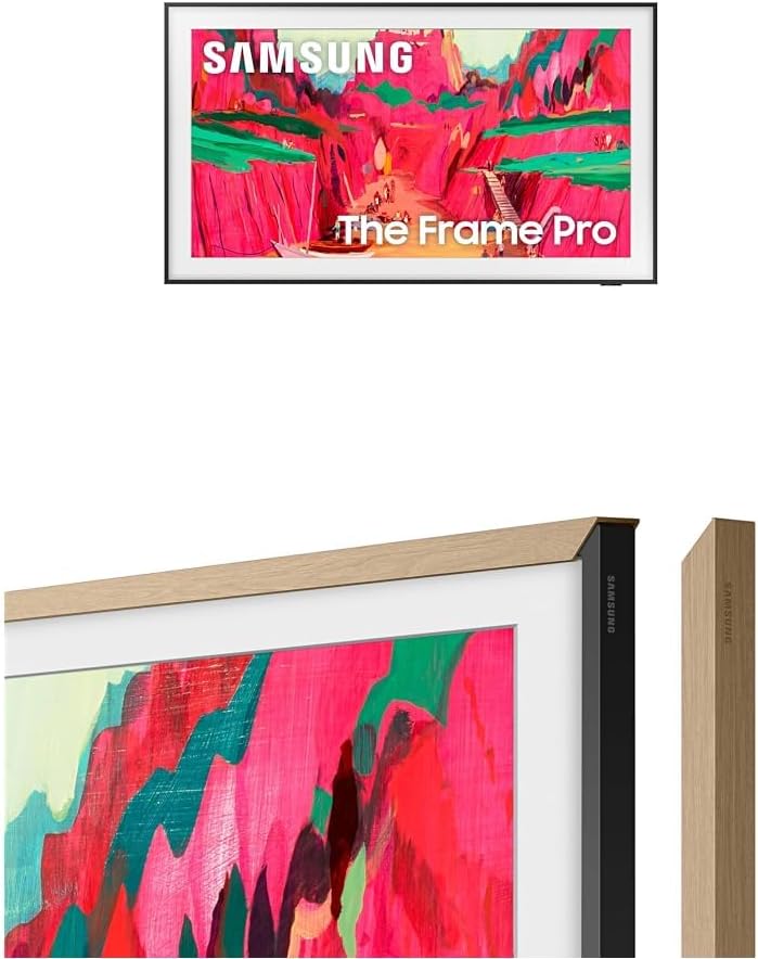 Samsung 55-Inch Class The Frame LS03F 4K QLED Smart TV (2025 Model) Slim Fit Wall Mount, Modern Frame Design, NQ4 AI Gen2 Processor, Art Mode, Artful Picture Quality, Samsung Vision AI, Alexa Built-in