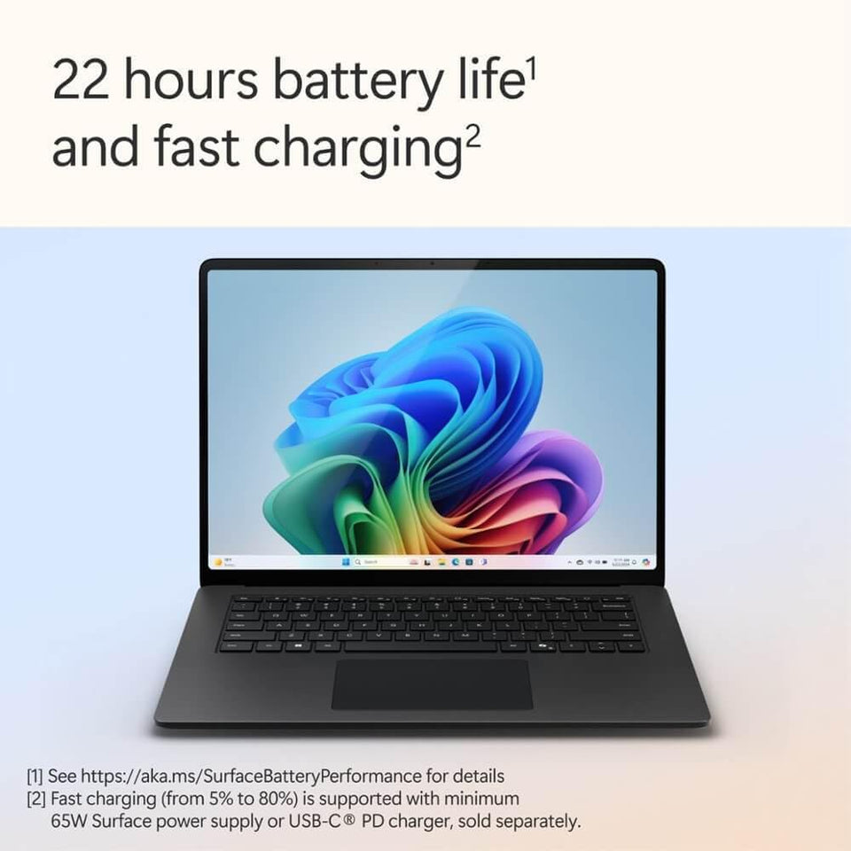 Microsoft Surface Laptop (2024), Windows 11 Copilot+ PC, 15" Touchscreen Display