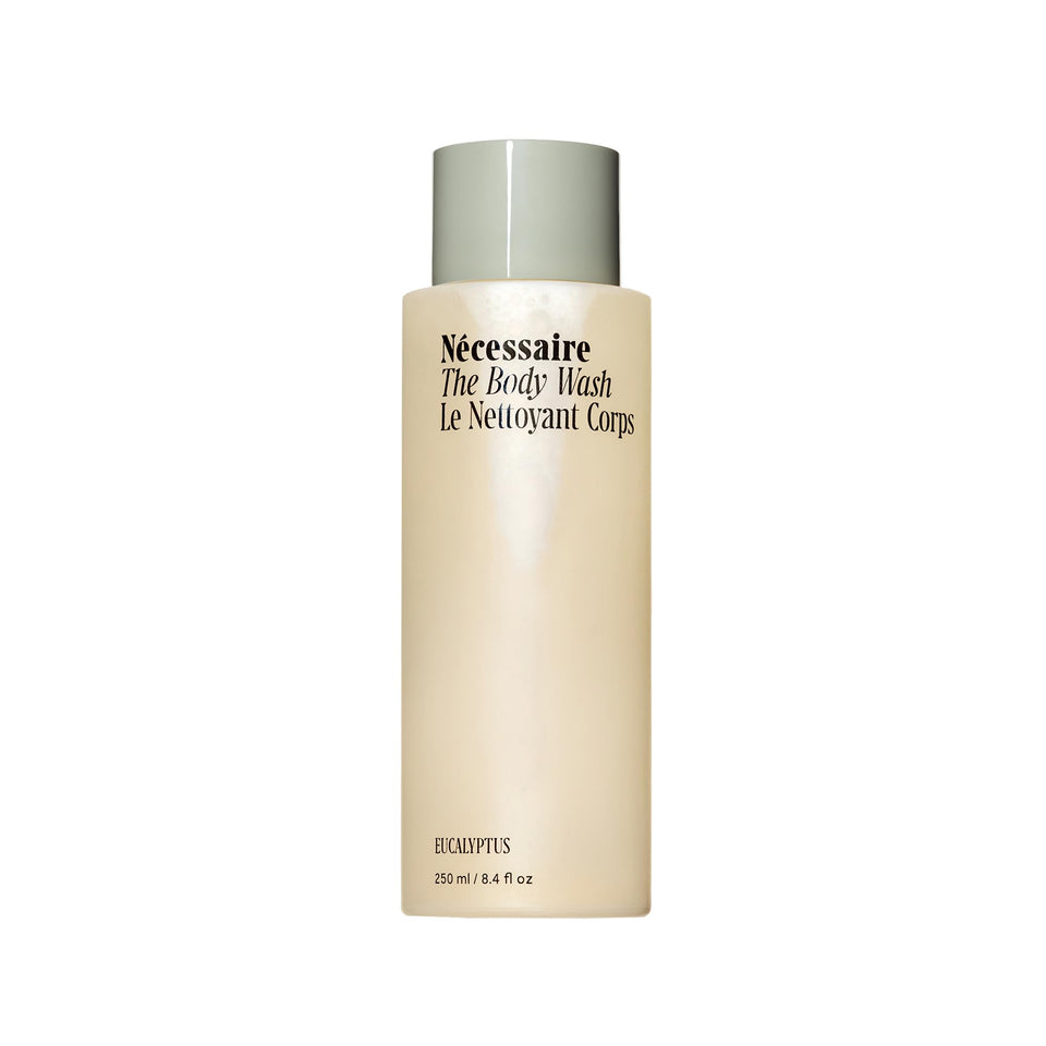Nécessaire The Body Wash Eucalyptus — Multi-Oil Shower Gel Cleanser for Women + Men — Non-Comedogenic Body Wash with Niacinamide. 500ml/16.9 fl oz