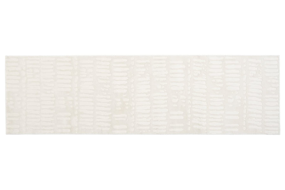 Revival Rugs Shell 5'3"x7'10" Washable Area Rug for Living Room Bedroom - 100% Recycled Oeko-TEX Certified, Medium Pile, Beige, Cream