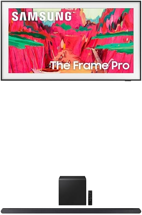 Samsung 55-Inch Class The Frame LS03F 4K QLED Smart TV (2025 Model) Slim Fit Wall Mount, Modern Frame Design, NQ4 AI Gen2 Processor, Art Mode, Artful Picture Quality, Samsung Vision AI, Alexa Built-in