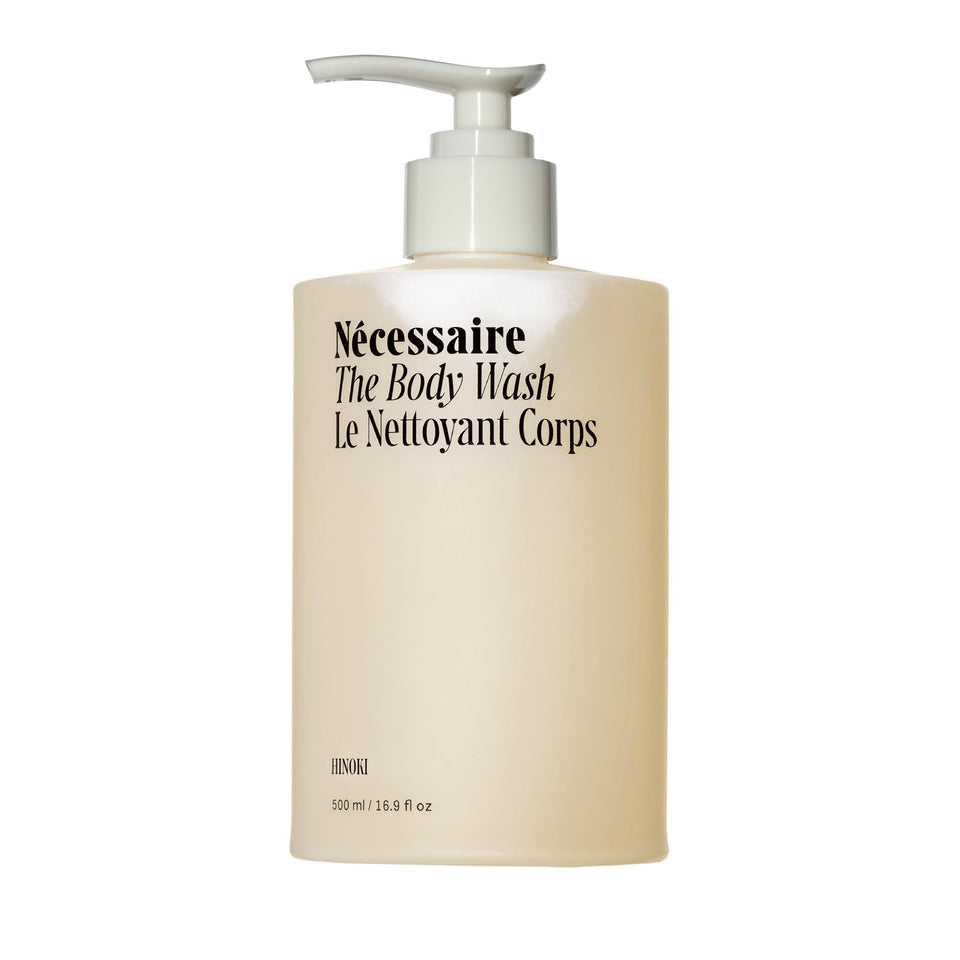 Nécessaire The Body Wash Eucalyptus — Multi-Oil Shower Gel Cleanser for Women + Men — Non-Comedogenic Body Wash with Niacinamide. 500ml/16.9 fl oz