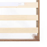 Mellow Naturalista Classic 12-Inch Solid Wood Platform Bed | Wooden Slats, No Box Spring Needed, Easy Assembly | Full, Espresso