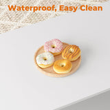 GreenForest Coffee Table for Living Room with Round Corners Farmhouse Style Center Table with Storage Shelf 39 Inch Space Saving Easy Assembly Gray Wash