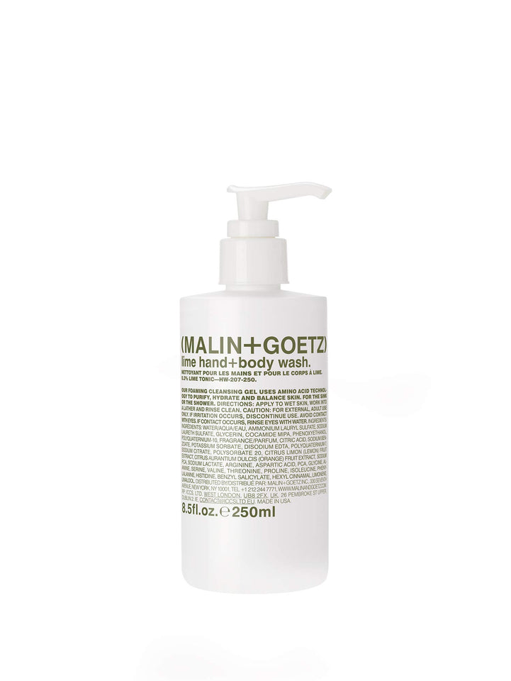 Malin + Goetz Rum Hand & Body Wash, 16 Fl. Oz. – Men & Women Natural Body Wash For All Skin Types, Foaming Hydrating Cleansing Gel, Cruelty-Free & Vegan