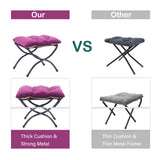 LITA Lazy Chair with Ottoman, Modern Accent Leisure Upholstered Lazy Sofa Armchair, Contemporary Lounge Reading Chair with Armrests and a Side Pocket for Living Room, Bedroom & Small Space, Dark Grey