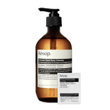 Aesop Geranium Leaf Body Cleanser | For All Skin Types To Cleanse Without Drying Out | Geranium Leaf, Mandarin Rind, Bergamot Rind | 16.9 oz / 500mL