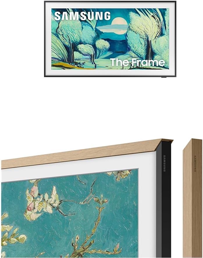 Samsung 55-Inch Class The Frame LS03F 4K QLED Smart TV (2025 Model) Slim Fit Wall Mount, Modern Frame Design, NQ4 AI Gen2 Processor, Art Mode, Artful Picture Quality, Samsung Vision AI, Alexa Built-in