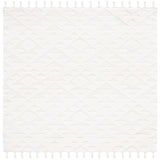 SAFAVIEH Area Rug 8x10 - Moroccan Tassel Shag Collection - Large - Ivory & Brown, Boho Design, Non-Shedding & Easy Cleaning, Plush Pile, Ideal for Living Room, Bedroom, Dining Space (MTS688A)