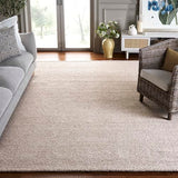 SAFAVIEH Area Rug 8x10 - Natura Collection - Large - Beige & Ivory, Handmade Wool Blend, Textured Design, Ideal for Living Room, Bedroom, Dining Space (NAT425B)