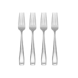 Oneida Silverware Set For 12, Moda 65-Piece Fine Flatware Set with Serving Utensils, Service For 12, 18/10 Stainless Steel, Dishwasher Safe For home, Knives Spoons and Forks Set (Silver, 65 pieces)