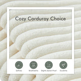 Boneless Sectional Cloud Couch Sofa for Living Room, 112" U-Shaped Modular Modern Lounge Sleeper Black Couches with Chaise, No Assemble, Cordury Compression Upholstered Sofas