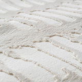 Revival Rugs Shell 5'3"x7'10" Washable Area Rug for Living Room Bedroom - 100% Recycled Oeko-TEX Certified, Medium Pile, Beige, Cream