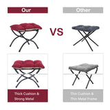 LITA Lazy Chair with Ottoman, Modern Accent Leisure Upholstered Lazy Sofa Armchair, Contemporary Lounge Reading Chair with Armrests and a Side Pocket for Living Room, Bedroom & Small Space, Dark Grey