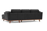 Valencia Artisan Full Leather Sofa 88” - Pure Full Italian Nappa Leather Couch, Solid Wood Accent, Ultimate Comfort, Cognac Tan