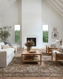 Loloi Amber Lewis Billie Collection, Ink & Salmon 10'-0" x 14'-0" Area Rug – Antique & Distressed Accent Rugs for Living Room, Bedroom, Entryway & Hallway, No Shed High Traffic Area Home Decor Rug