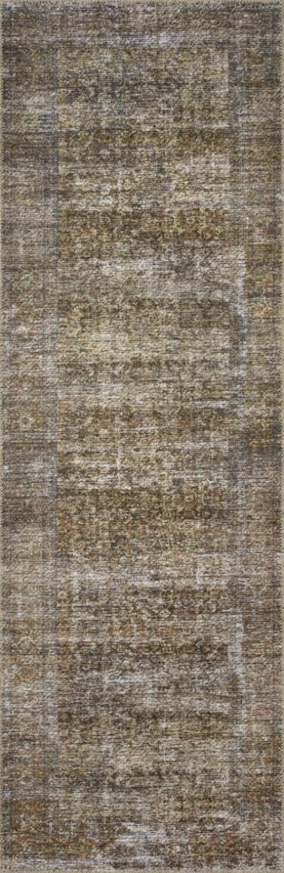 Loloi Amber Lewis Billie Collection, Ink & Salmon 10'-0" x 14'-0" Area Rug – Antique & Distressed Accent Rugs for Living Room, Bedroom, Entryway & Hallway, No Shed High Traffic Area Home Decor Rug