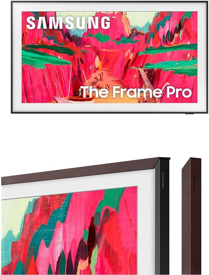 Samsung 55-Inch Class The Frame LS03F 4K QLED Smart TV (2025 Model) Slim Fit Wall Mount, Modern Frame Design, NQ4 AI Gen2 Processor, Art Mode, Artful Picture Quality, Samsung Vision AI, Alexa Built-in