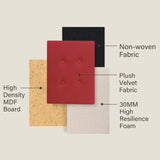 LINMAGCO Ottoman Storage Ottoman with Storage Small Foot Rest Stool Under Desk Stool Short Folding Footrest Linen Cloth Dark Gray 16X12X12IN