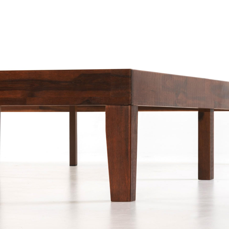 Mellow Naturalista Classic 12-Inch Solid Wood Platform Bed | Wooden Slats, No Box Spring Needed, Easy Assembly | Full, Espresso