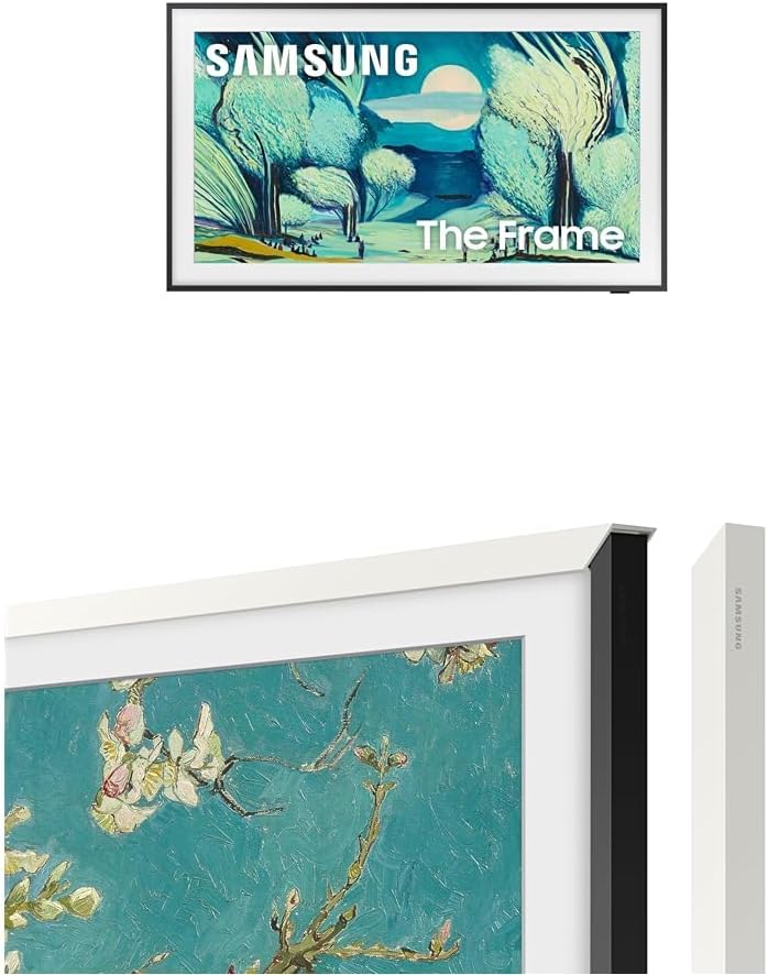 Samsung 55-Inch Class The Frame LS03F 4K QLED Smart TV (2025 Model) Slim Fit Wall Mount, Modern Frame Design, NQ4 AI Gen2 Processor, Art Mode, Artful Picture Quality, Samsung Vision AI, Alexa Built-in