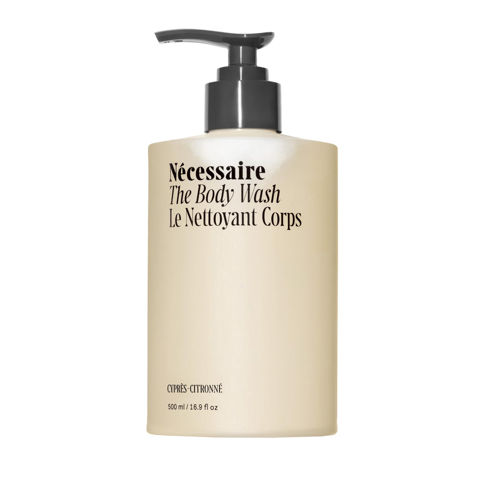Nécessaire The Body Wash Eucalyptus — Multi-Oil Shower Gel Cleanser for Women + Men — Non-Comedogenic Body Wash with Niacinamide. 500ml/16.9 fl oz