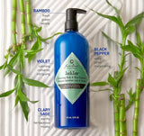 Jack Black Turbo Wash Energizing Body & Hair Cleanser, 33 Fl Oz – Rosemary, Eucalyptus & Juniper Berry – Mens Body Wash, Mens Shampoo, Skin Care, Hair Care, Dual-Purpose Body Wash Men, Sulfate–Free