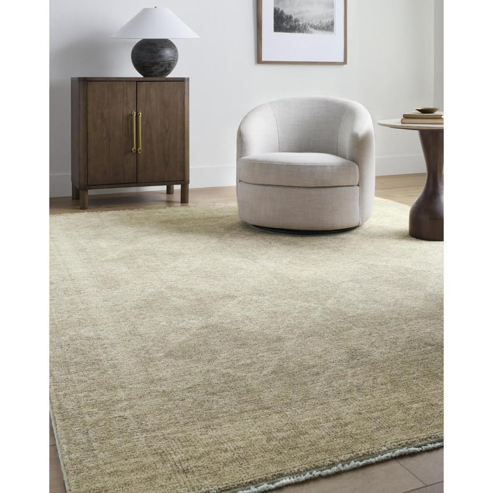 Livabliss x Galey Alix Fetscher V Vintage Damask Area Rug, 7'10" x 10' (8' x 10'), Dusy Sage