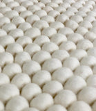 S & L Homes Wool Cotton Hand Woven Chunky Knit Popcorn Rug - Ivory Contemporary Area Rug for Living Room Bedroom (8' x 10' - Ivory)