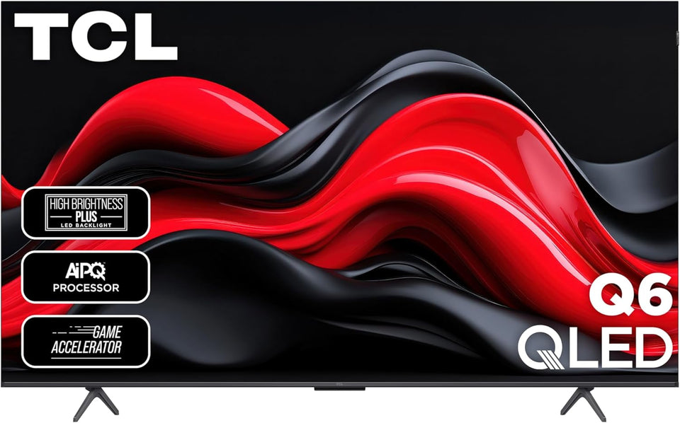 TCL 98-Inch Q65 QLED 4K UHD Smart TV with Google TV (98Q651G, 2024 Model) Dolby Vision, Dolby Atmos, HDR Pro+, Game Accelerator Enhanced Gaming, Voice Remote, Works with Alexa, Streaming Television