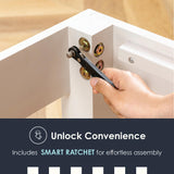 Mellow Naturalista Classic 12-Inch Solid Wood Platform Bed | Wooden Slats, No Box Spring Needed, Easy Assembly | Full, Espresso