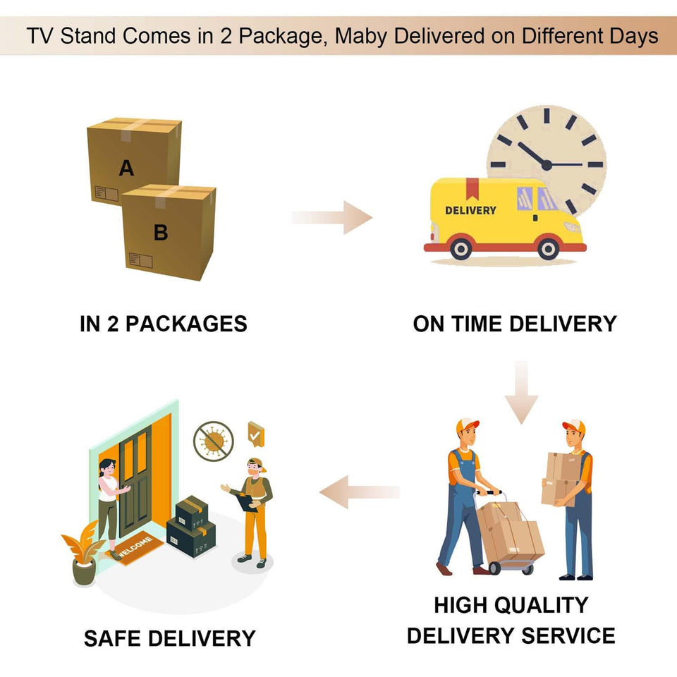 Farmhouse TV Stand for 80 Inch TVs, 37.4" Tall Entertainment Center w/Storage Cabinets and Sliding Barn Door, Media Console Cabinet w/Soundbar & Adjustable Shelves for Living Room, 70 inch (White)
