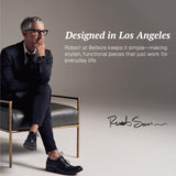 BELLEZE 65 Inch Fluted Buffet Cabinet with Storage, Symmetrical Arc Accent Sideboard Large Console Table for Dining Room, Kitchen, and Living Room (Caramel Brown)