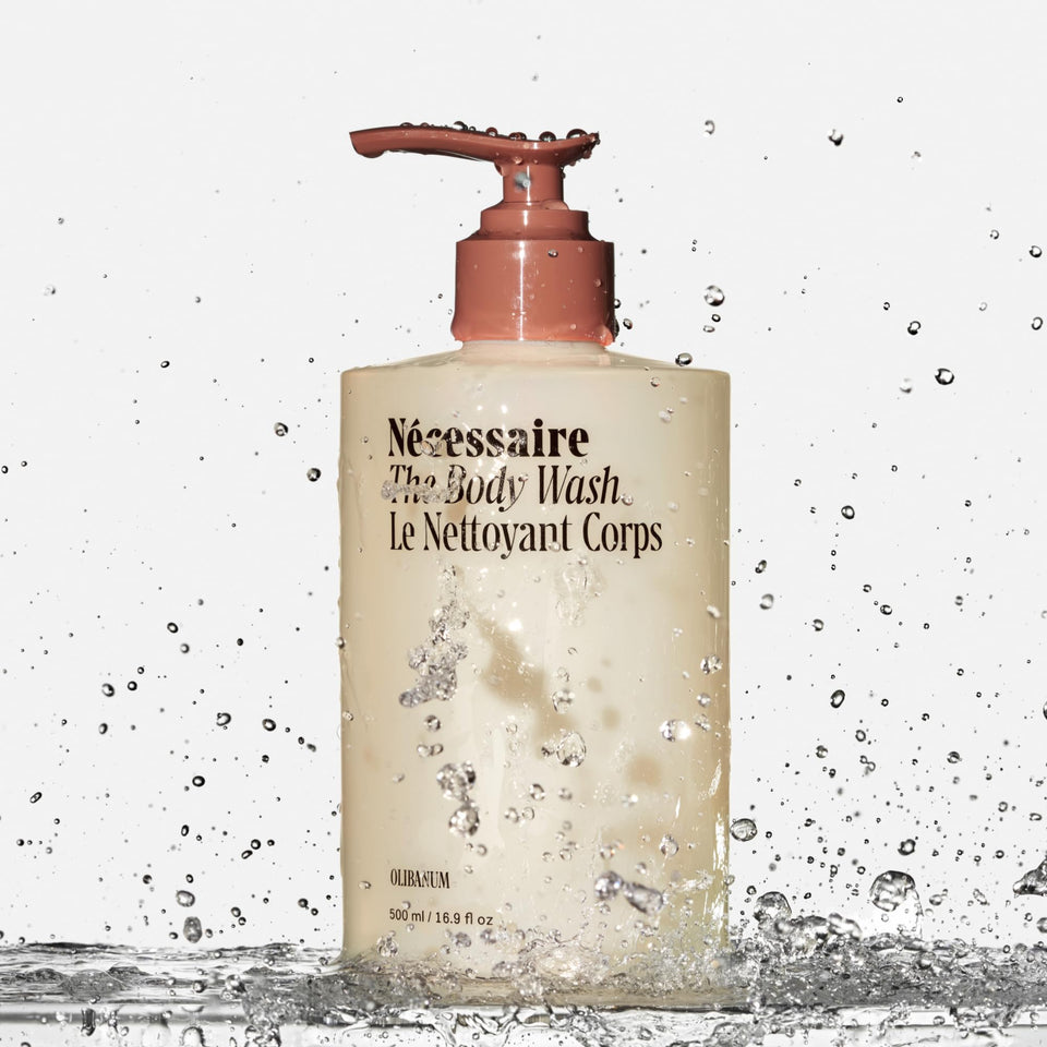 Nécessaire The Body Wash Eucalyptus — Multi-Oil Shower Gel Cleanser for Women + Men — Non-Comedogenic Body Wash with Niacinamide. 500ml/16.9 fl oz
