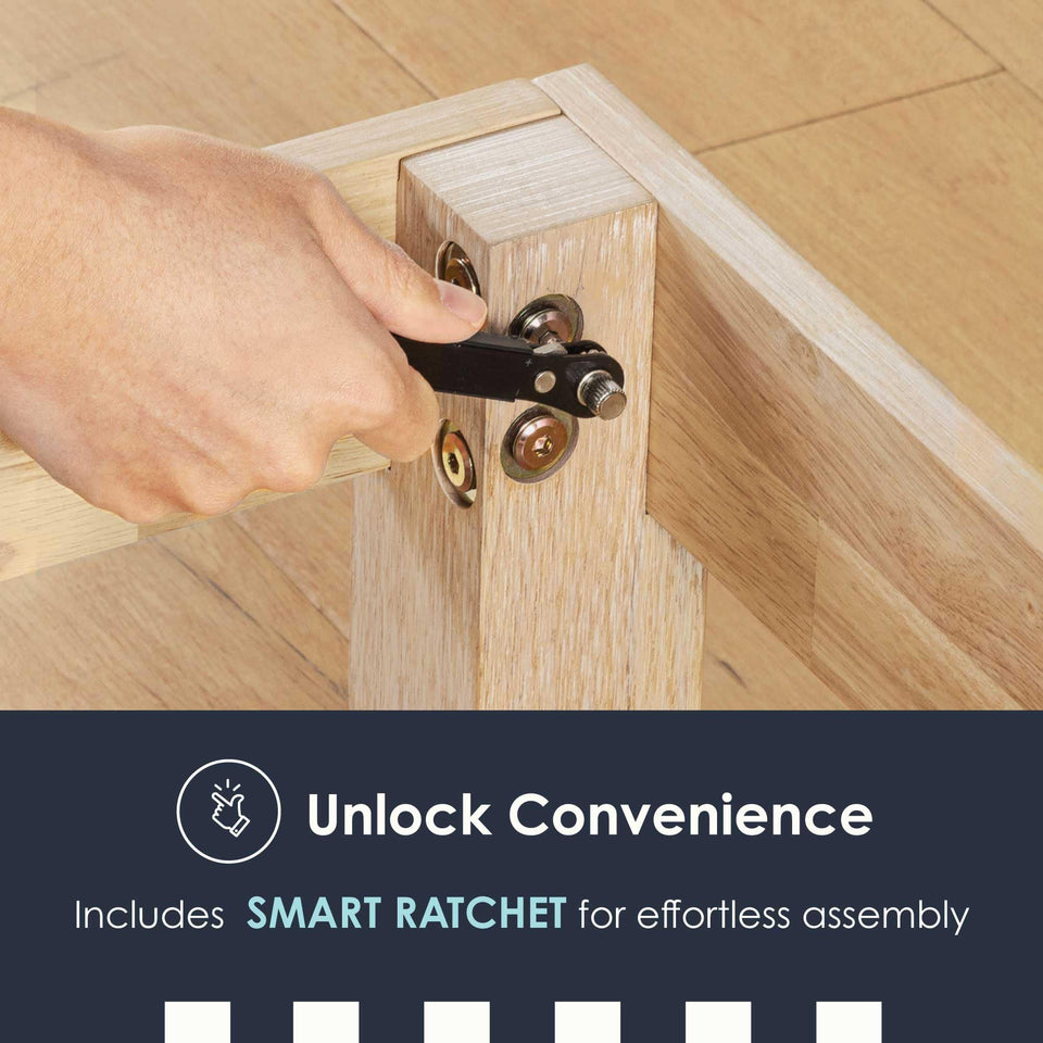 Mellow Naturalista Classic 12-Inch Solid Wood Platform Bed | Wooden Slats, No Box Spring Needed, Easy Assembly | Full, Espresso