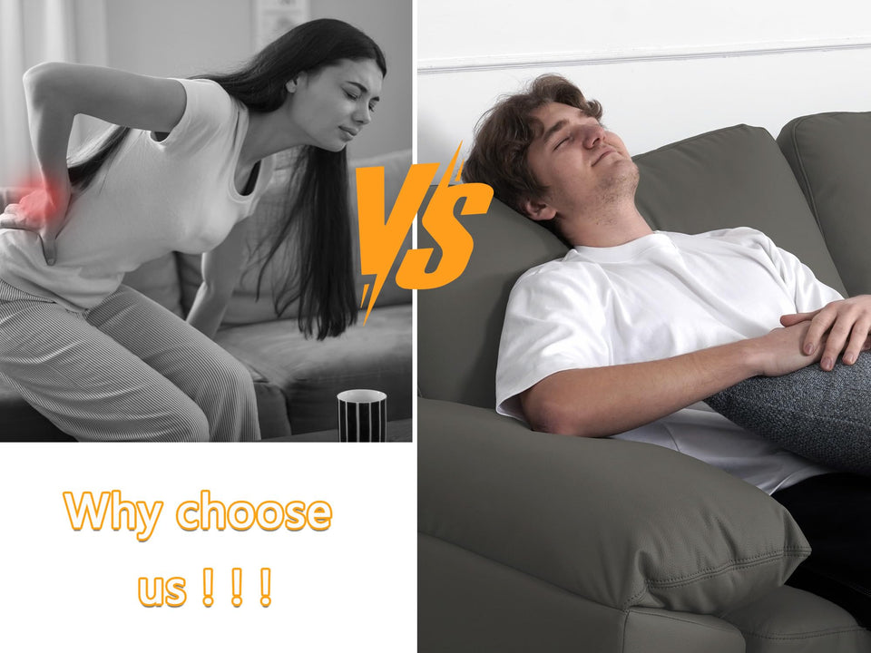 EASE MOOSE Leather Sectional Couch, Oversized Modular Sectional Sofas, Wide Deep Seat Modular Couch, Scratch Resistant Faux Leather Material, L Shaped Sofa for Big Spaces,Beige