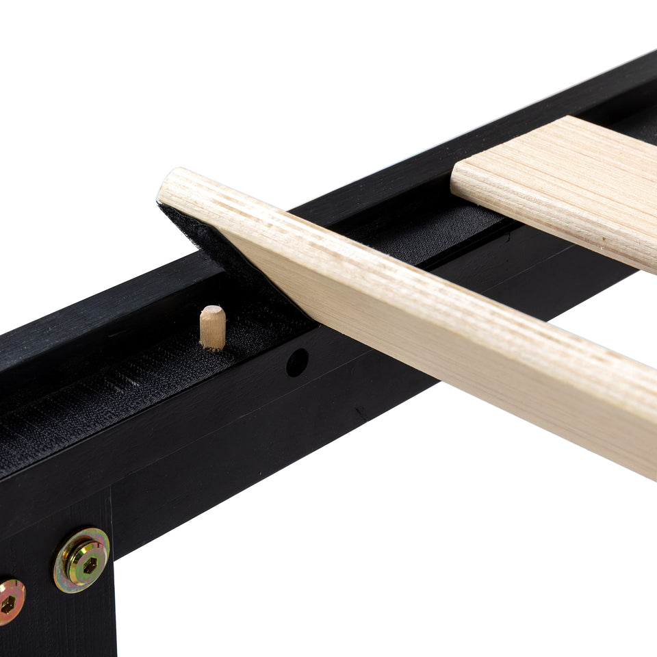 Mellow Naturalista Classic 12-Inch Solid Wood Platform Bed | Wooden Slats, No Box Spring Needed, Easy Assembly | Full, Espresso