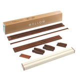 Mellow Naturalista Classic 12-Inch Solid Wood Platform Bed | Wooden Slats, No Box Spring Needed, Easy Assembly | Full, Espresso