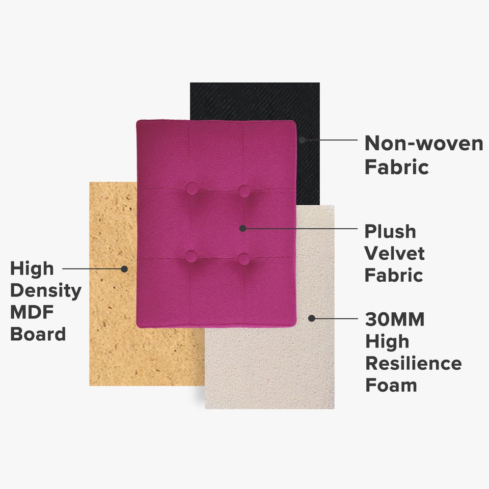 LINMAGCO Ottoman Storage Ottoman with Storage Small Foot Rest Stool Under Desk Stool Short Folding Footrest Linen Cloth Dark Gray 16X12X12IN