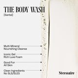 Nécessaire The Body Wash Eucalyptus — Multi-Oil Shower Gel Cleanser for Women + Men — Non-Comedogenic Body Wash with Niacinamide. 500ml/16.9 fl oz