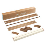 Mellow Naturalista Classic 12-Inch Solid Wood Platform Bed | Wooden Slats, No Box Spring Needed, Easy Assembly | Full, Espresso