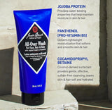 Jack Black Turbo Wash Energizing Body & Hair Cleanser, 33 Fl Oz – Rosemary, Eucalyptus & Juniper Berry – Mens Body Wash, Mens Shampoo, Skin Care, Hair Care, Dual-Purpose Body Wash Men, Sulfate–Free